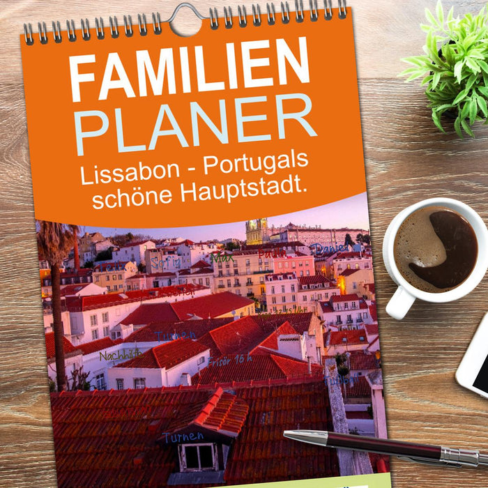 Lissabon - Portugals schöne Hauptstadt. (CALVENDO Familienplaner 2026)