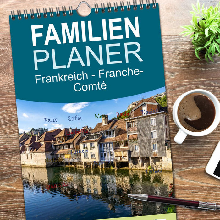 Frankreich - Franche-Comté (CALVENDO Familienplaner 2026)