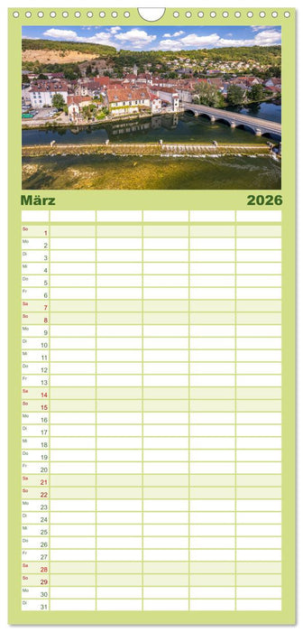 Frankreich - Franche-Comté (CALVENDO Familienplaner 2026)