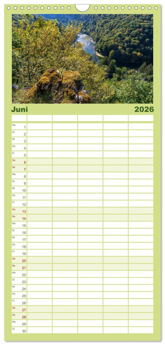 Frankreich - Franche-Comté (CALVENDO Familienplaner 2026)