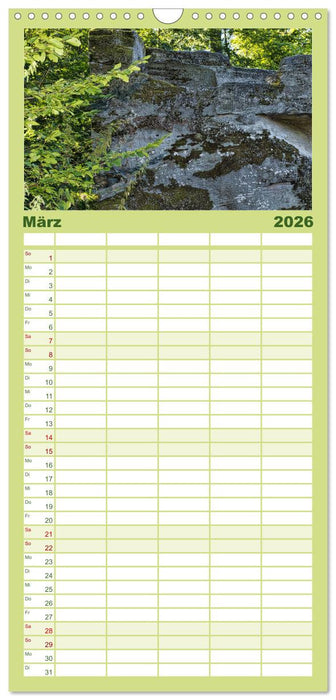 Felsenburg Rotenhan (CALVENDO Familienplaner 2026)