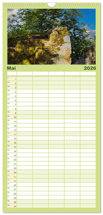 Felsenburg Rotenhan (CALVENDO Familienplaner 2026)