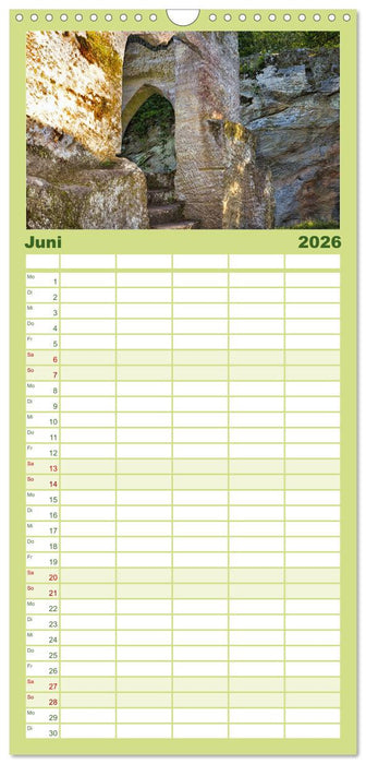 Felsenburg Rotenhan (CALVENDO Familienplaner 2026)