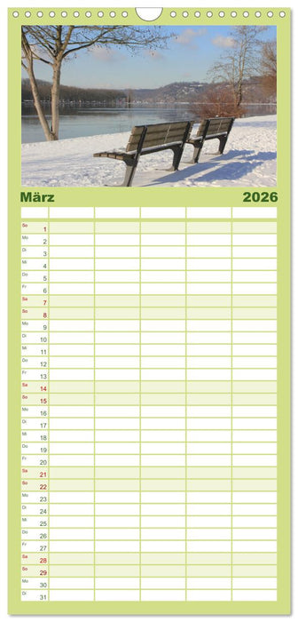 Baldeneysee - Oase der Ruhe (CALVENDO Familienplaner 2026)