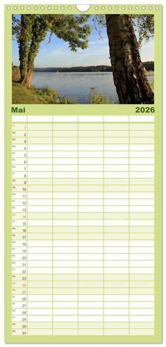 Baldeneysee - Oase der Ruhe (CALVENDO Familienplaner 2026)