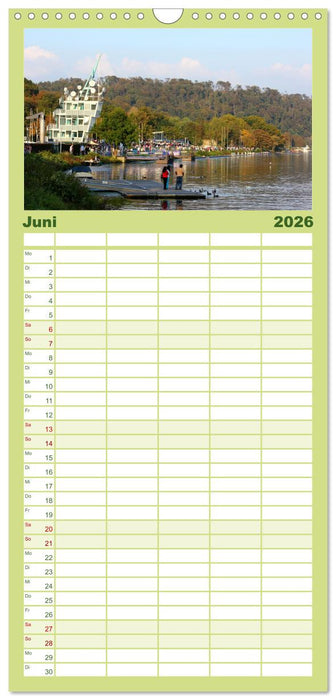 Baldeneysee - Oase der Ruhe (CALVENDO Familienplaner 2026)