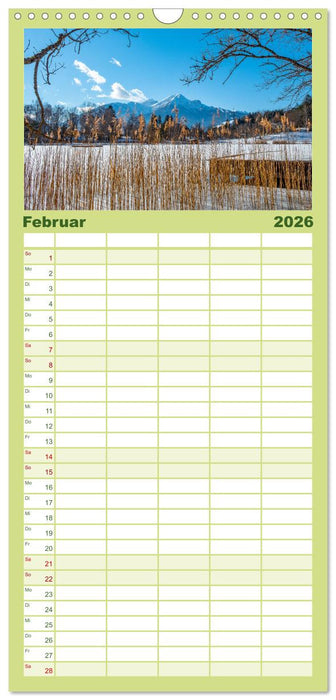 Zauberhafte Seenlandschaften um Innsbruck (CALVENDO Familienplaner 2026)