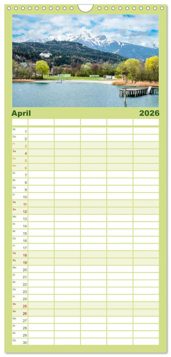 Zauberhafte Seenlandschaften um Innsbruck (CALVENDO Familienplaner 2026)