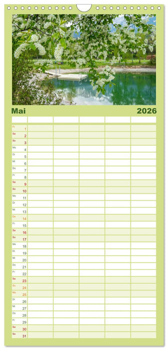 Zauberhafte Seenlandschaften um Innsbruck (CALVENDO Familienplaner 2026)