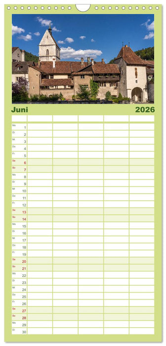 Schweiz - Saint-Ursanne (CALVENDO Familienplaner 2026)