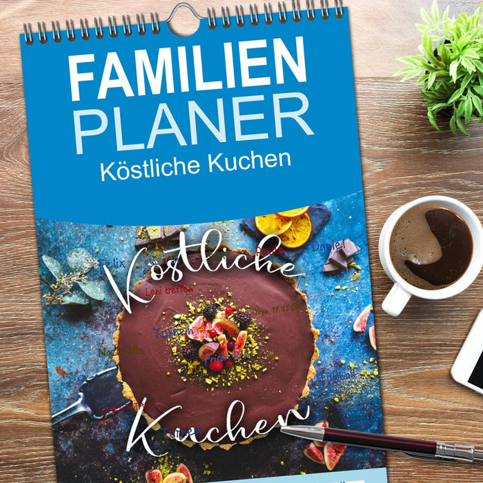 Köstliche Kuchen (CALVENDO Familienplaner 2026)