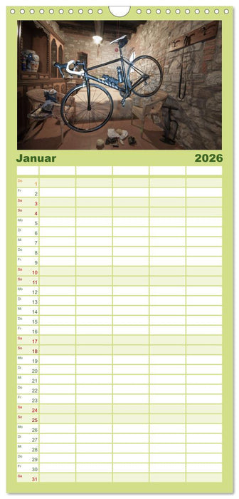 Biken - Impressionen von Rolf Dietz (CALVENDO Familienplaner 2026)