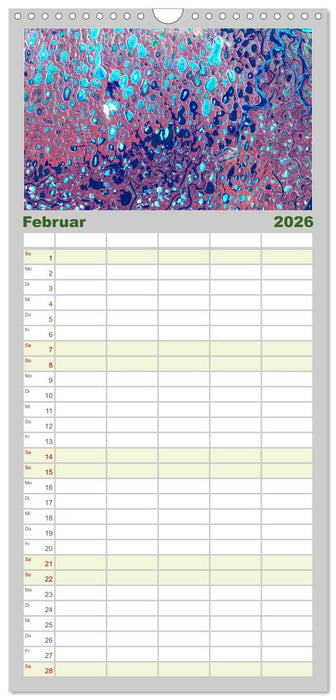 Die Erde aus dem All (CALVENDO Familienplaner 2026)