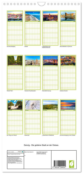Danzig - Die goldene Stadt an der Ostsee. (CALVENDO Familienplaner 2026)