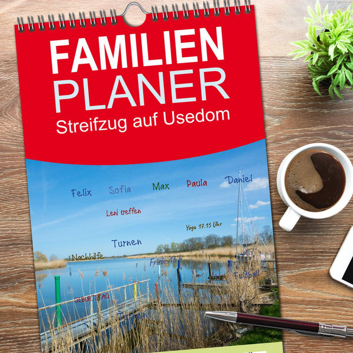 Streifzug auf Usedom (CALVENDO Familienplaner 2026)