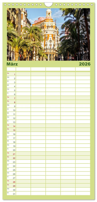 Valencia - Eine Stadt voller Kontraste. (CALVENDO Familienplaner 2026)
