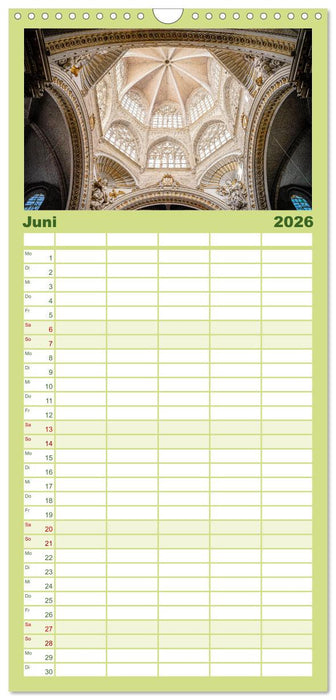 Valencia - Eine Stadt voller Kontraste. (CALVENDO Familienplaner 2026)