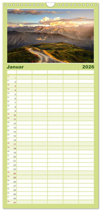 Georgien - Einmalige Landschaften (CALVENDO Familienplaner 2026)