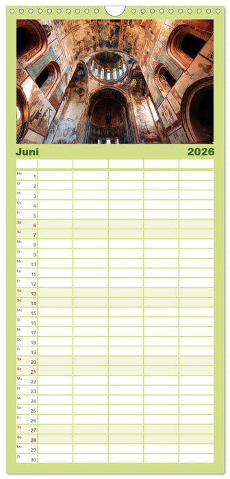 Georgien - Einmalige Landschaften (CALVENDO Familienplaner 2026)