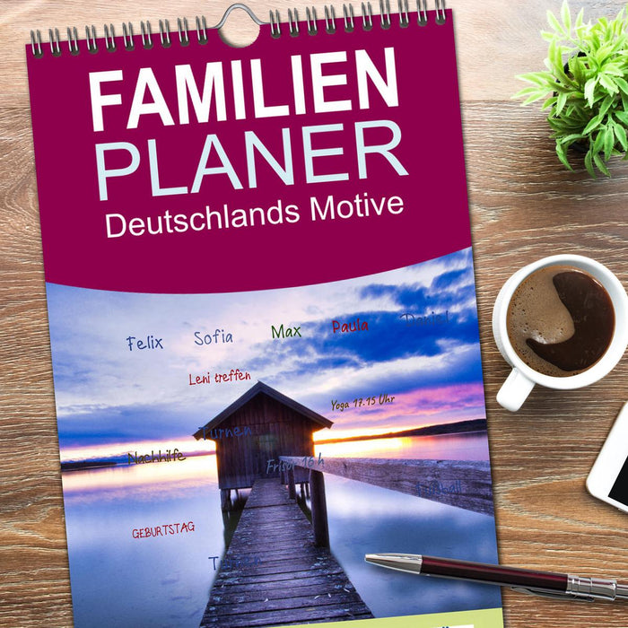 Deutschlands Motive (CALVENDO Familienplaner 2026)