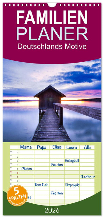 Deutschlands Motive (CALVENDO Familienplaner 2026)