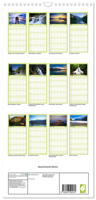 Deutschlands Motive (CALVENDO Familienplaner 2026)