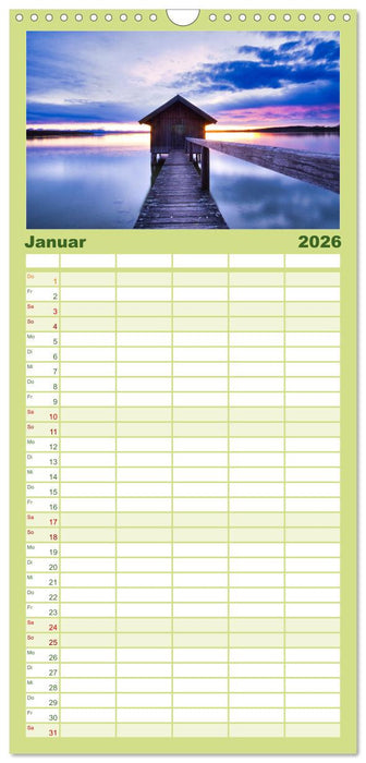 Deutschlands Motive (CALVENDO Familienplaner 2026)