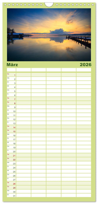 Deutschlands Motive (CALVENDO Familienplaner 2026)