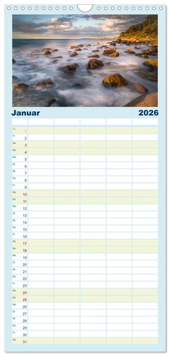 Farben der Ostsee (CALVENDO Familienplaner 2026)