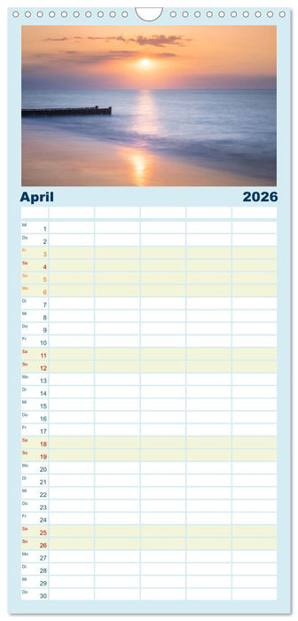 Farben der Ostsee (CALVENDO Familienplaner 2026)