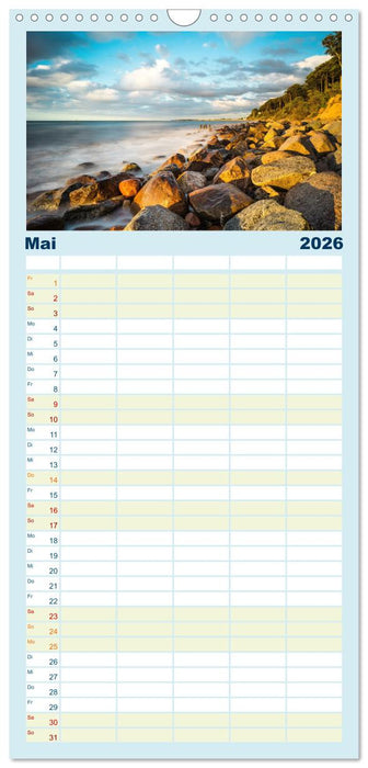 Farben der Ostsee (CALVENDO Familienplaner 2026)