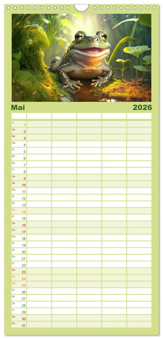 Im Paradies der Tiere (CALVENDO Familienplaner 2026)