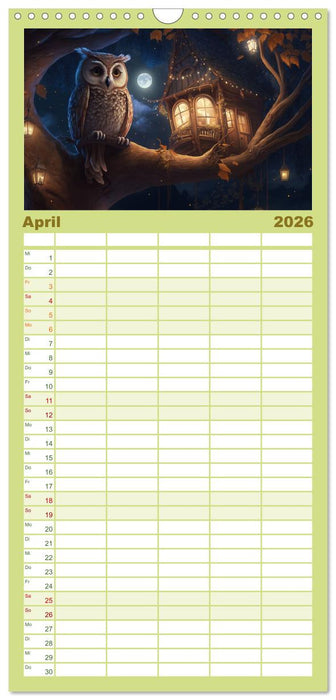Eule gut... alles gut! (CALVENDO Familienplaner 2026)