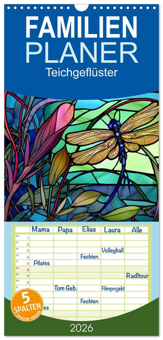 Teichgeflüster (CALVENDO Familienplaner 2026)