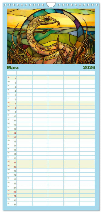 Teichgeflüster (CALVENDO Familienplaner 2026)