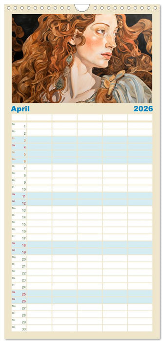 Im Stil der großen Meister (CALVENDO Familienplaner 2026)