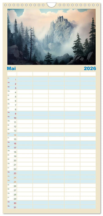 Im Stil der großen Meister (CALVENDO Familienplaner 2026)