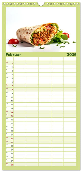 FAST FOOD (CALVENDO Familienplaner 2026)