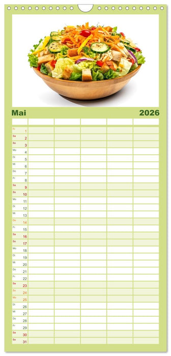 FAST FOOD (CALVENDO Familienplaner 2026)