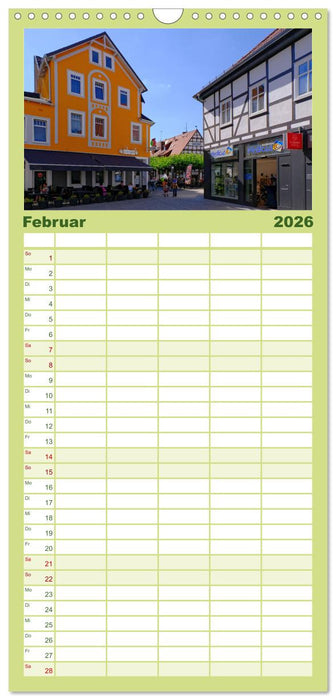 Hofgeismar - Dornröschenstadt und Fachwerkhäuser (CALVENDO Familienplaner 2026)
