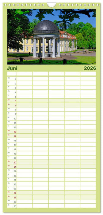 Hofgeismar - Dornröschenstadt und Fachwerkhäuser (CALVENDO Familienplaner 2026)