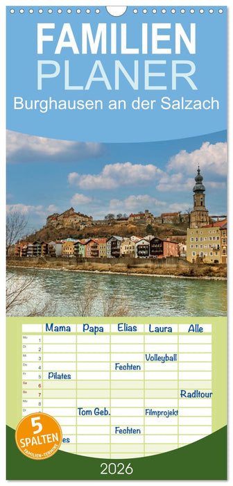 Burghausen an der Salzach (CALVENDO Familienplaner 2026)
