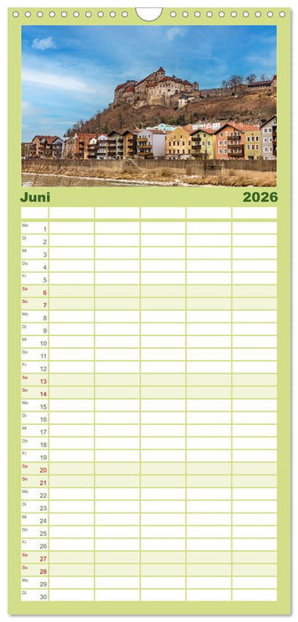 Burghausen an der Salzach (CALVENDO Familienplaner 2026)