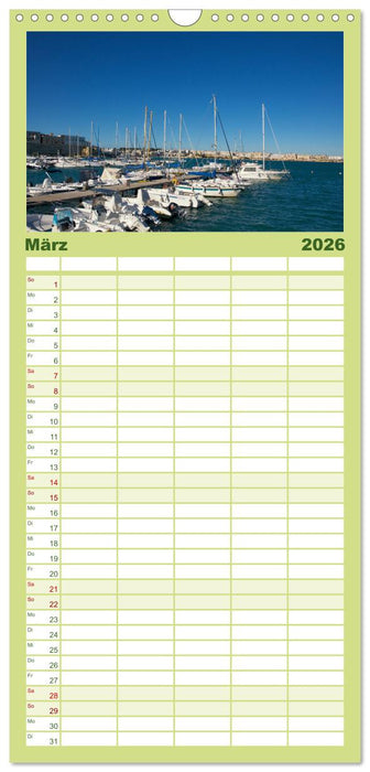 Der Küste entlang im Salento (CALVENDO Familienplaner 2026)