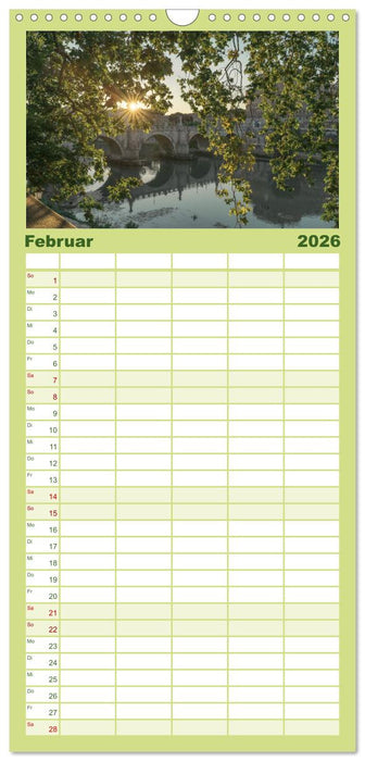 Rom - Die wunderschöne Hauptstadt Italiens. (CALVENDO Familienplaner 2026)
