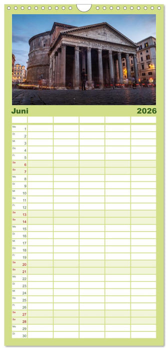 Rom - Die wunderschöne Hauptstadt Italiens. (CALVENDO Familienplaner 2026)