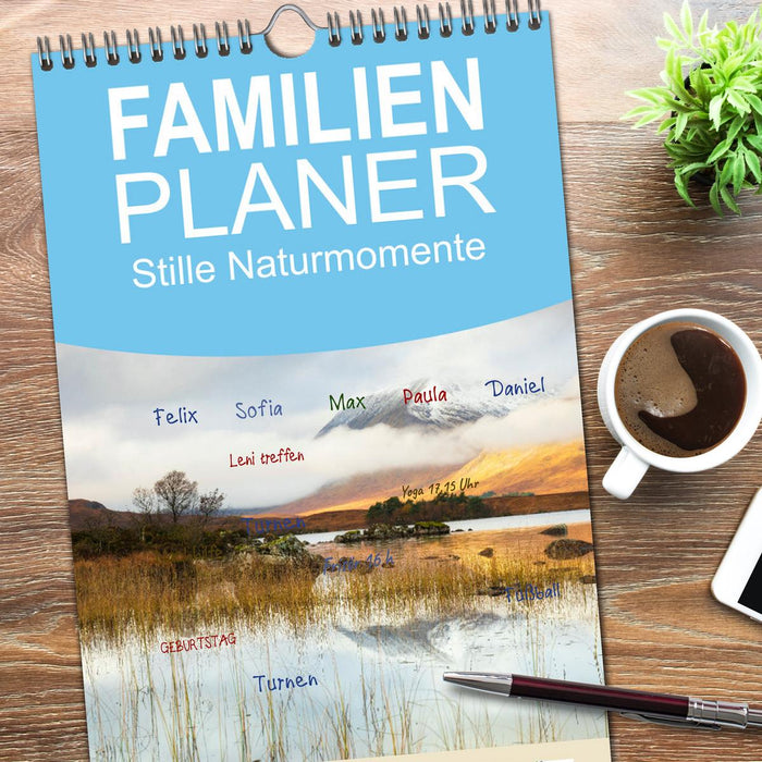 Stille Naturmomente (CALVENDO Familienplaner 2026)