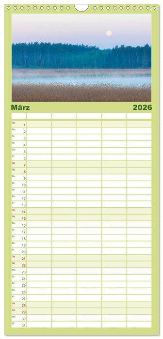 Stille Naturmomente (CALVENDO Familienplaner 2026)