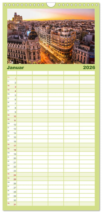 Europa - Eine Reise zu einigen der schönsten Hauptstädten. (CALVENDO Familienplaner 2026)