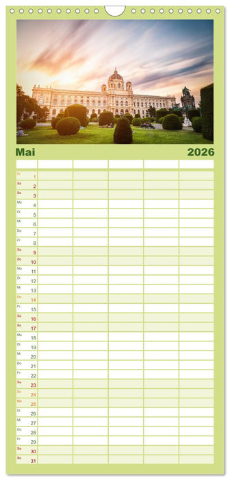 Europa - Eine Reise zu einigen der schönsten Hauptstädten. (CALVENDO Familienplaner 2026)